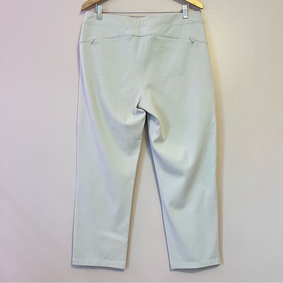 Athleta Headlands Hybrid Pant Birch Gray Sz 16 Stretch Hiking Outdoor Gorpcore - Picture 6 of 12